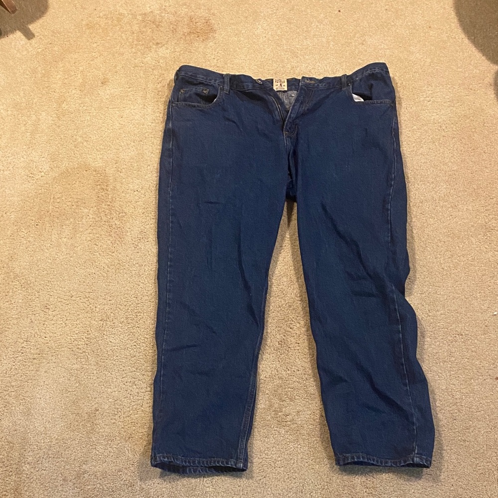 RedHead Men's Dark Blue Relaxed Jeans